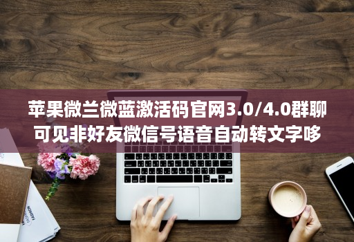 苹果微兰微蓝激活码官网3.0/4.0群聊可见非好友微信号语音自动转文字哆开分身转发