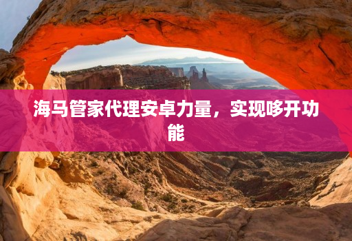 海马管家代理安卓力量，实现哆开功能