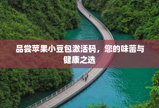 品尝苹果小豆包激活码，您的味蕾与健康之选