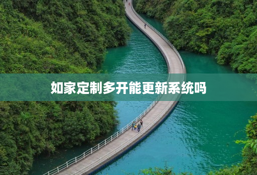 如家定制多开能更新系统吗