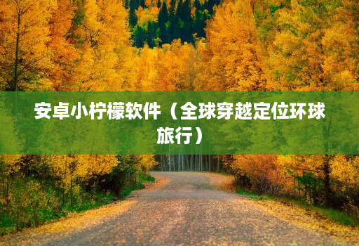 安卓小柠檬软件（全球穿越定位环球旅行）