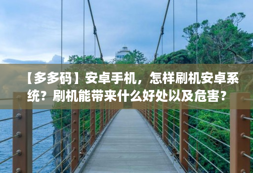 【多多码】安卓手机，怎样刷机安卓系统？刷机能带来什么好处以及危害？