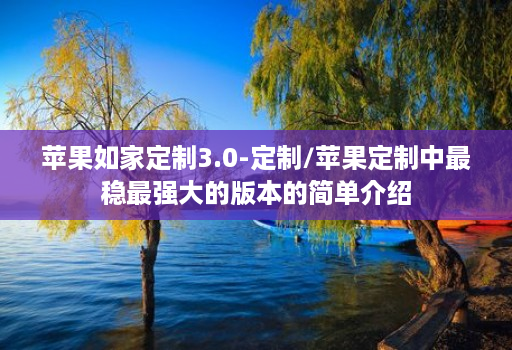 苹果如家定制3.0-定制/苹果定制中最稳最强大的版本的简单介绍