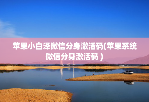苹果小白泽微信分身激活码(苹果系统微信分身激活码 )