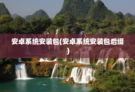安卓系统安装包(安卓系统安装包后缀 )