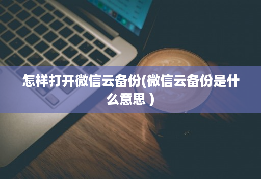 怎样打开微信云备份(微信云备份是什么意思 )