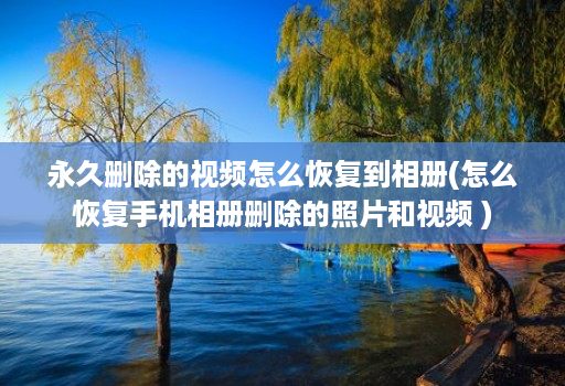 永久删除的视频怎么恢复到相册(怎么恢复手机相册删除的照片和视频 )