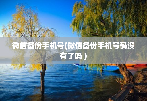 微信备份手机号(微信备份手机号码没有了吗 )