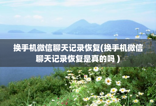 换手机微信聊天记录恢复(换手机微信聊天记录恢复是真的吗 )