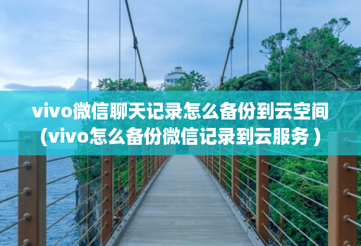 vivo微信聊天记录怎么备份到云空间(vivo怎么备份微信记录到云服务 )