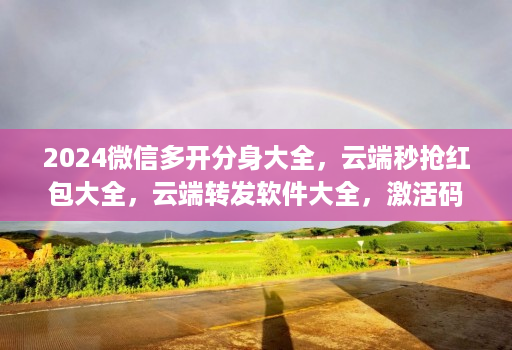 2024微信多开分身大全，云端秒抢红包大全，云端转发软件大全，激活码商城拿货网，24H发卡网