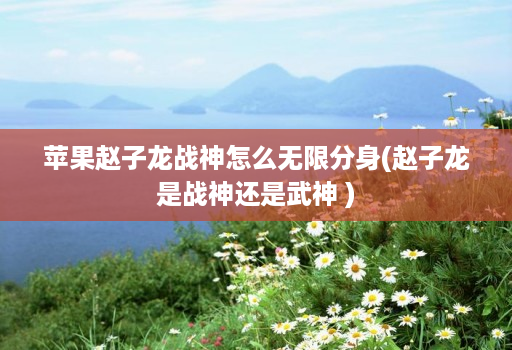 苹果赵子龙战神怎么无限分身(赵子龙是战神还是武神 )