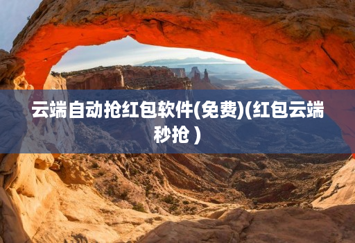 云端自动抢红包软件(免费)(红包云端秒抢 )