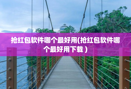 抢红包软件哪个最好用(抢红包软件哪个最好用下载 )