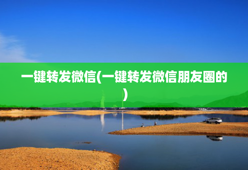 一键转发微信(一键转发微信朋友圈的 )