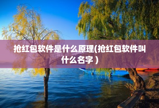 抢红包软件是什么原理(抢红包软件叫什么名字 )