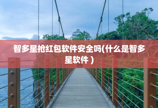 智多星抢红包软件安全吗(什么是智多星软件 )