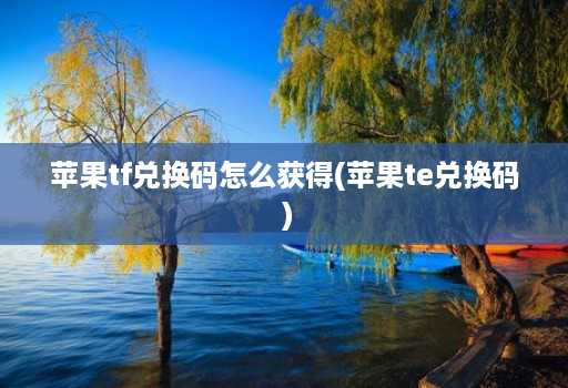 苹果tf兑换码怎么获得(苹果te兑换码 )