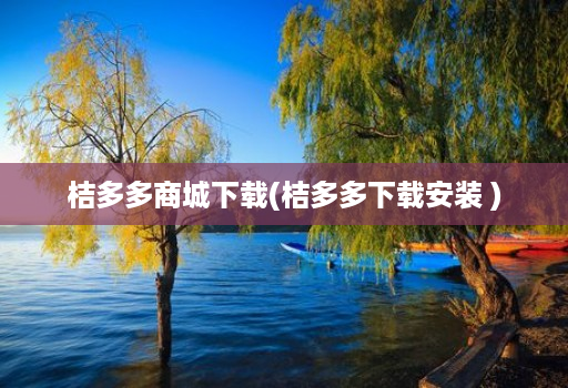 桔多多商城下载(桔多多下载安装 )