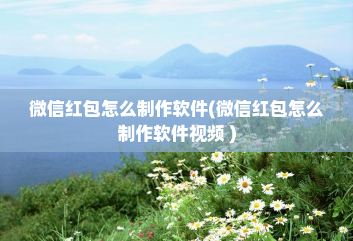 微信红包怎么制作软件(微信红包怎么制作软件视频 )
