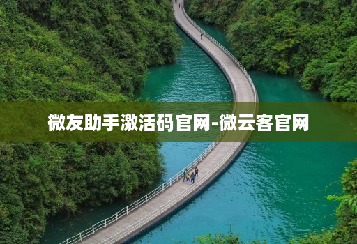 微友助手激活码官网-微云客官网