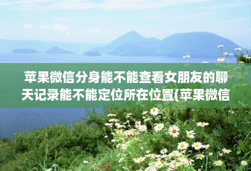 苹果微信分身能不能查看女朋友的聊天记录能不能定位所在位置(苹果微信分身会被盗号吗 )