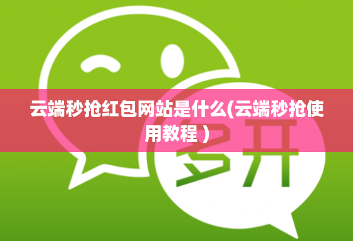 云端秒抢红包网站是什么(云端秒抢使用教程 )