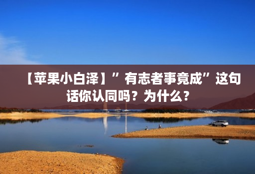 【苹果小白泽】”有志者事竟成”这句话你认同吗？为什么？